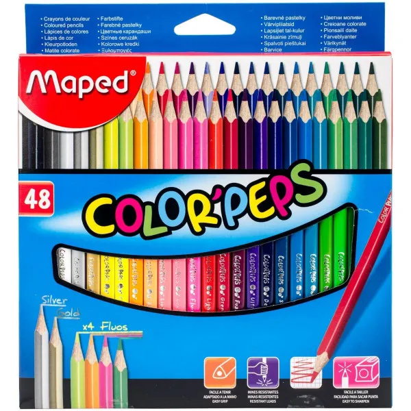 DRV.BOJE MAPED COLOR PEPS 48/1 