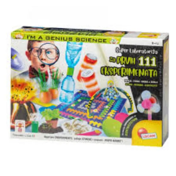 MALI GENIJE EDU.SET SUPER LAB.SA 111 EKSPERIMENATA 