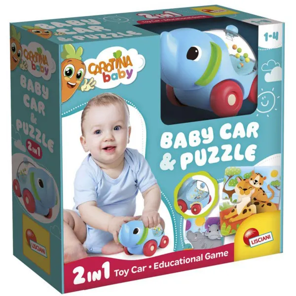 CAROTINA BABY ELEPHANT CAR I PUZZLE 