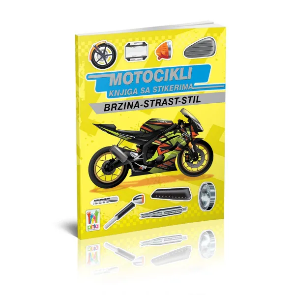 KNJIGA SA STIKERIMA - MOTOCIKLI 